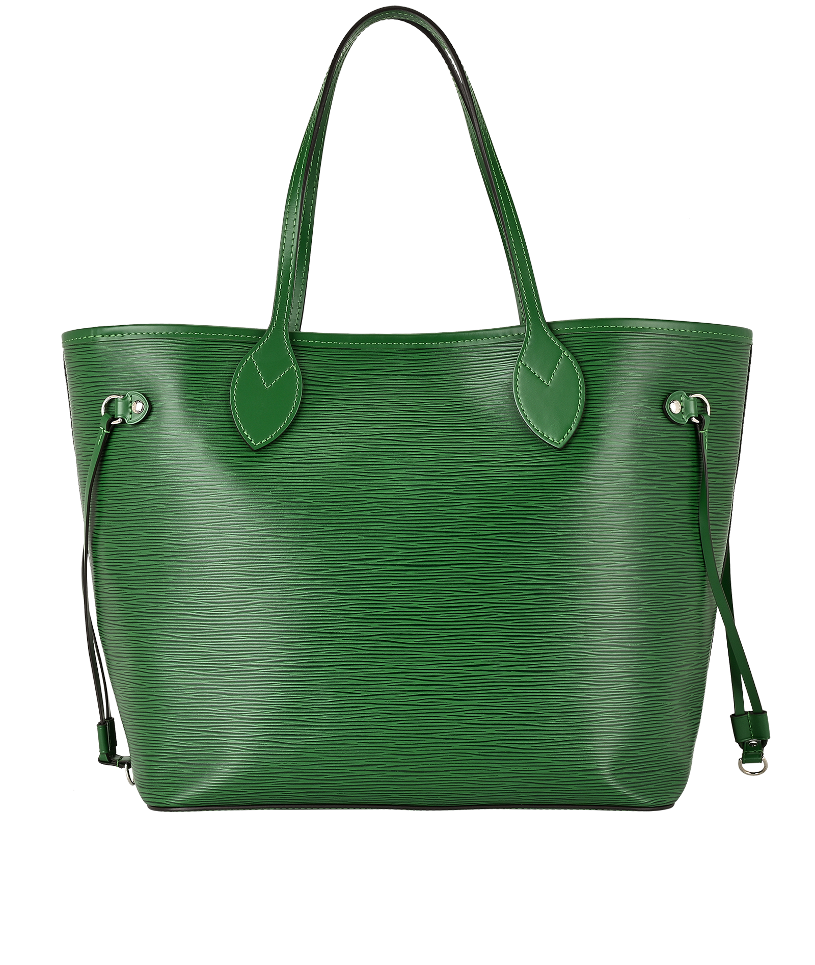 Neverfull MM, &pound;1,200, Handbags, Green, Leather, Back view